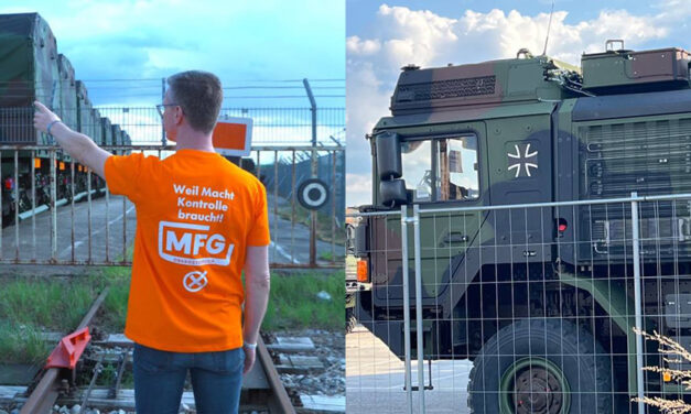 MFG deckt erneut umfangreiche Lagerung deutscher Militärfahrzeuge in Österreich auf
