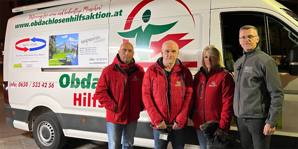 MFG-Chef Joachim Aigner begleitete die Linzer Obdachlosenhilfe: „Eine Nacht, die ich nie vergessen werde.“
