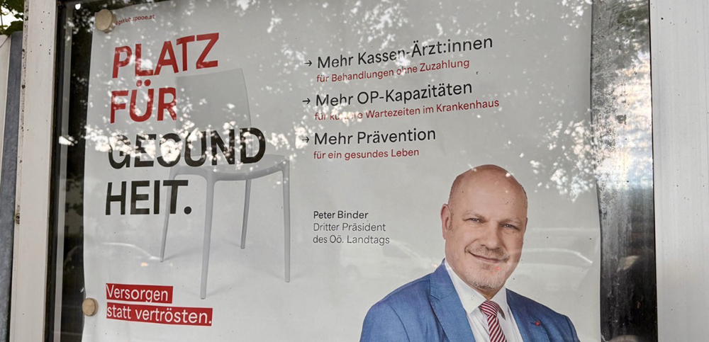 MFG kritisiert Binder-Plakate: „Vom Reden allein wird niemand gesund“