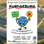 500 Megawatt, Millionen Kubikmeter Wasser: Heute geht der Google-Protest auf die Straße