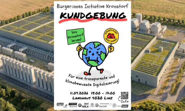 500 Megawatt, Millionen Kubikmeter Wasser: Heute geht der Google-Protest auf die Straße